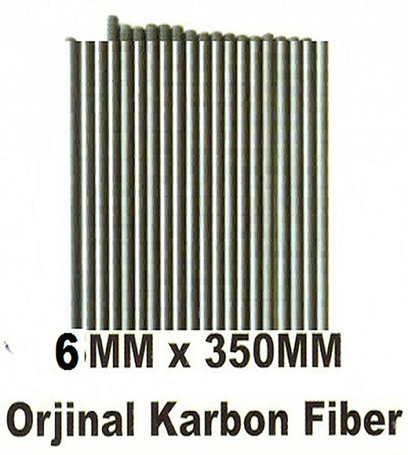 Brumi Zeytin Hasat Makinaları 6mm Karbon Fiber Çubuk 5 ADET - Resim 4