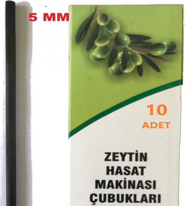 Hyundai Motorlu Tırpan BTM Agro Zeytin Hasat Makinası 10 Adet 5 MM Karbon Fiber Çubuk