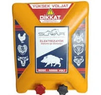 Elektrikli Çit Makinası Domuz İnek Koyun Keçi ve Yabani Hayvan Kovucu Sistem - 5