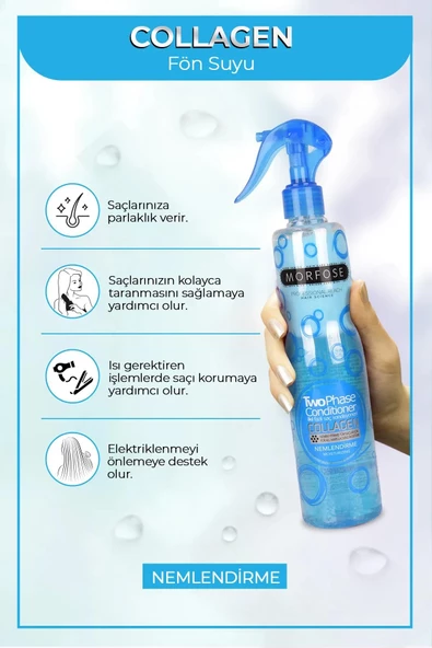 Morfose Kolajen Içerikli Iki Fazlı Fön Suyu 400 Ml - 2