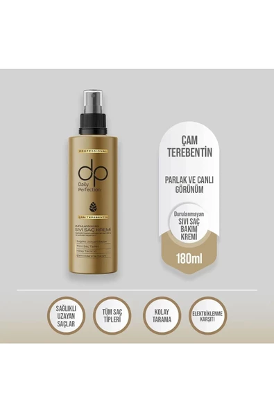 dp Daily Perfection Çam Terebentin Durulanmayan Sıvı Saç Kremi 180 ml