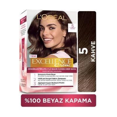 LOREAL EXCELLENCE SET 5. KAHVE