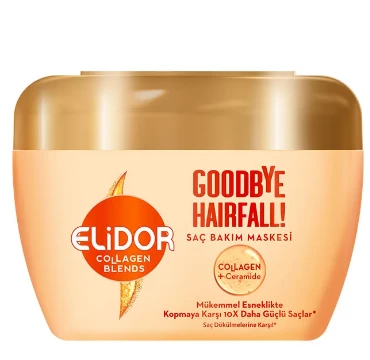 Elidor Collagen Blends Saç Bakım Maskesi Goodbye Hairfall Saç Dökülmelerine Karşı 160 ml