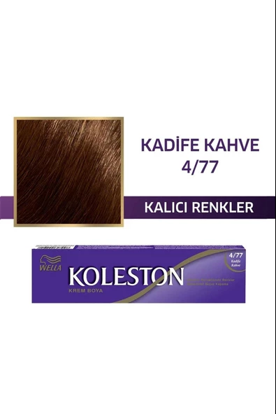 KOLESTON TÜP BOYA 4/77 KADİFE KAHVE