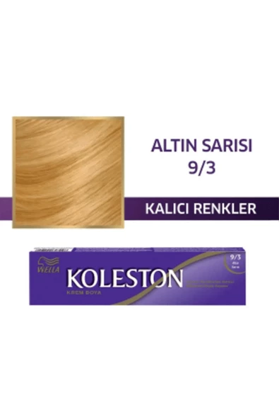 KOLESTON TÜP BOYA 9/3 ALTIN SARISI