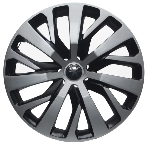 Jant Kapağı Kırılmaz Siyah Gri 15" Rifter Model (Adet Olarak) ürün görseli