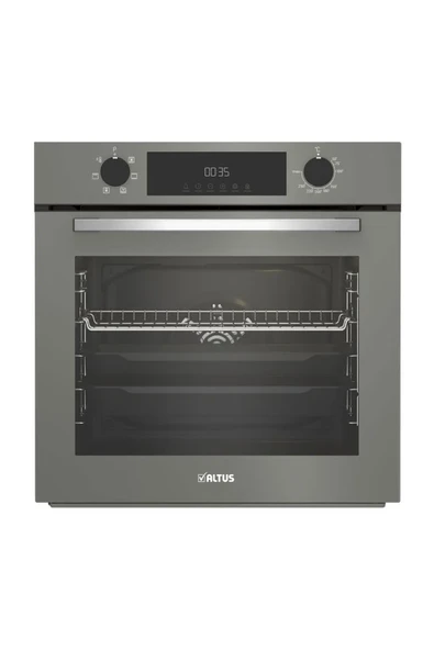 Altus Gri CAM Ankastre(Doğalgazlı) ALA 535G Davlumbaz+ ALA 189 DG Gri Cam Ocak + ALA 322 G Fırın GRİ - 4