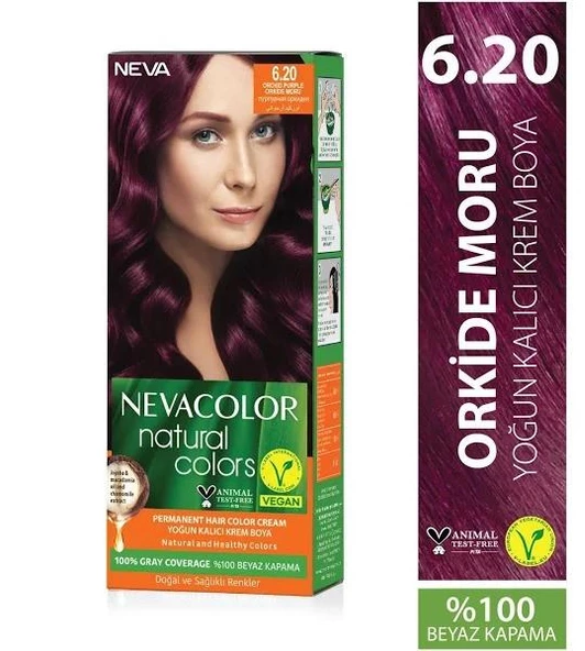 NEVA NATURAL COLOR 6.20 ORKİDE MORU