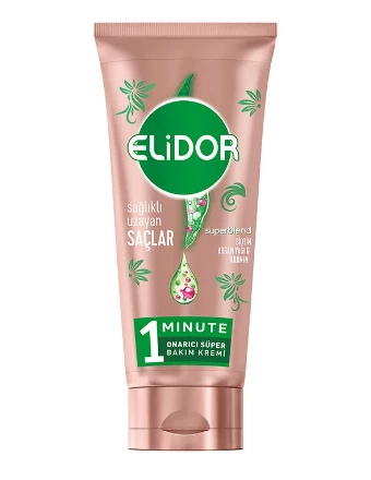 Elidor 1 Minute Onarıcı Süper Saç Bakım Kremi Sağlıklı Uzayan Saçlar 170 ml