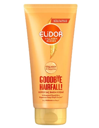 Elidor Collagen Blends Sülfatsız Süper Saç Bakım Kremi Goodbye Hairfall Saç Dökülmelerine Karşı 170 ml