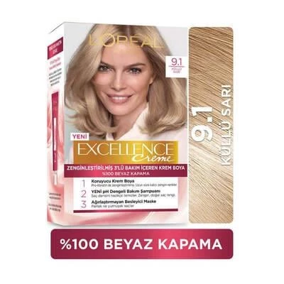 LOREAL EXCELLENCE SET 9.1 KÜLLÜ SARI
