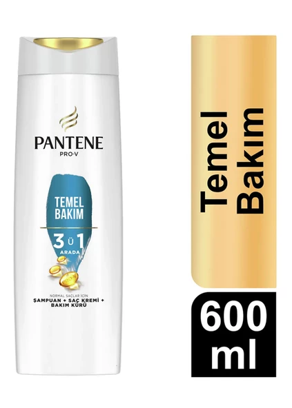 Pantene Pro-V Temel Bakım Şampuan 600 ml