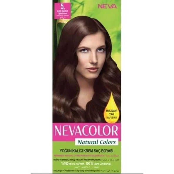 NEVA NATURAL COLOR 5. AÇIK KAHVE