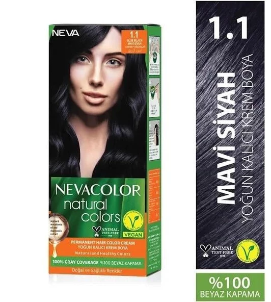 NEVA NATURAL COLOR 1.1 MAVİ SİYAH