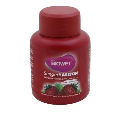 BIOWET SÜNGERLİ ASETON ÇİLEK