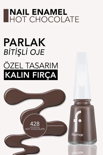 FLORMAR OJE 428 HOT CHOCOLATE - 2