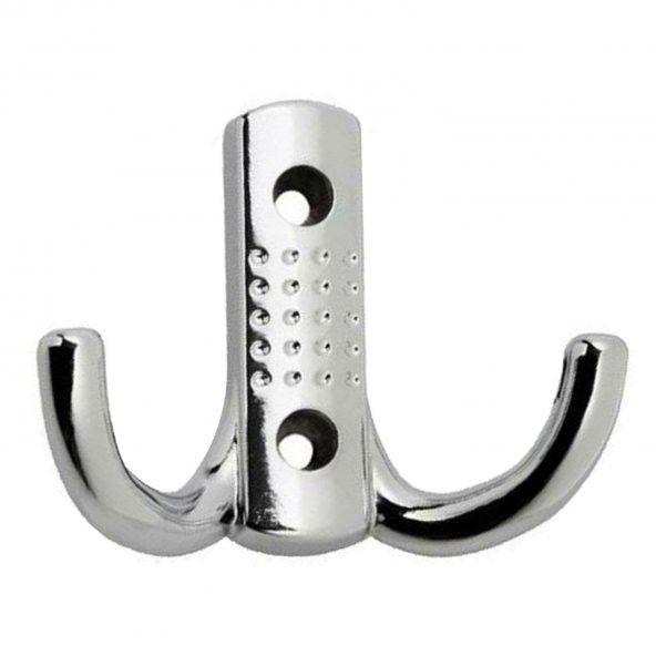 Klas Noktalı Portmanto Vestiyer Duvar Dolap Elbise Askısı Krom Metal Mobilya Kapı Askılığı - 4