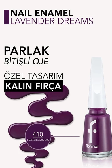 FLORMAR OJE 410 LAVENDER DREAMS - 3