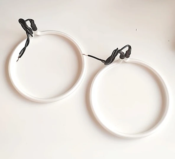 2 Adet Far İçi Floresan Angel Halka Beyaz Renk Balanslı 80 mm - Resim 3