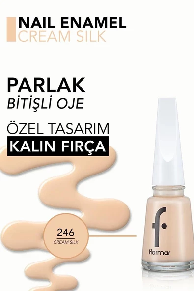 FLORMAR OJE 246 CREAM SILK - 3