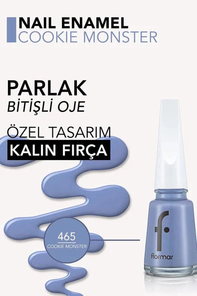 FLORMAR OJE 465 COOKIE MONSTER - 4