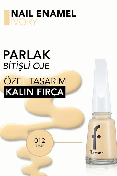 FLORMAR OJE 012 IVORY - 3