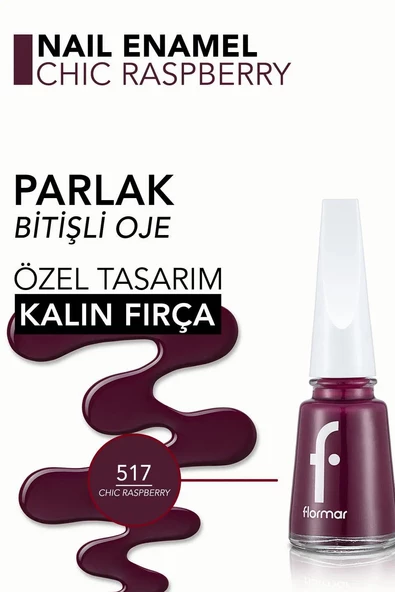 FLORMAR OJE 517 CHIC RASPBERRY - 2