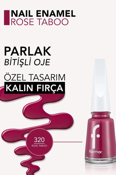 FLORMAR OJE 320 ROSE TABOO - 3