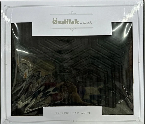 Özdilek Prestige Kalın Embos Tek Kişilik Battaniye(160x220) Jet Black