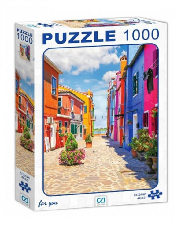 Burano Adası 1000 Parça Puzzle