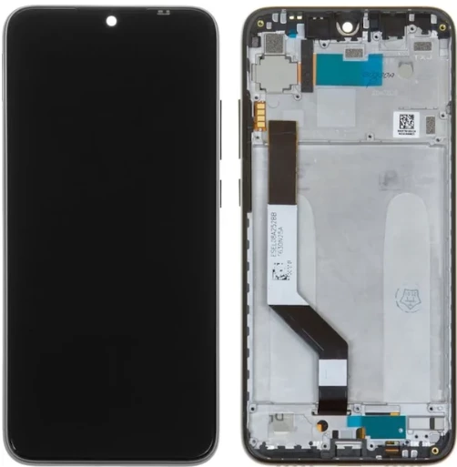 Xiaomi Redmi Note 7 Uyumlu Çıtalı Servis Lcd Ekran Dokunmatik Siyah - 1