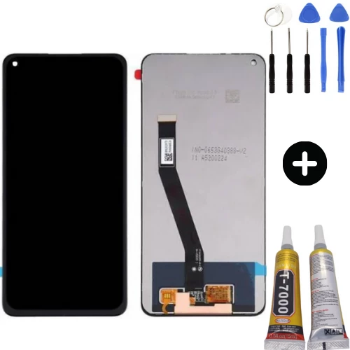 Xiaomi Redmi Note 9 Uyumlu HK Lcd Ekran Dokunmatik + Montaj Seti