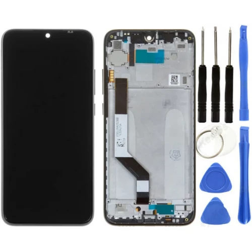 Xiaomi Redmi Note 7 Pro Uyumlu Çıtalı Lcd Ekran Dokunmatik Siyah + Tamir Seti