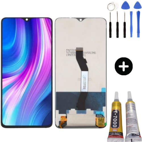 Xiaomi Redmi Note 8 Pro Uyumlu Lcd Ekran Dokunmatik + Montaj Seti
