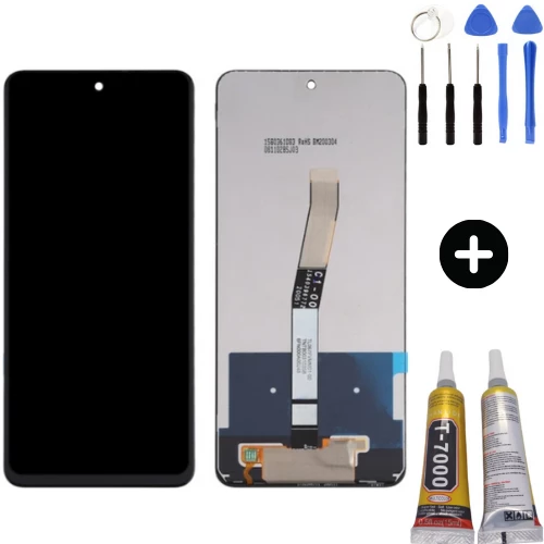 Xiaomi Redmi Note 9S Uyumlu HK Lcd Ekran Dokunmatik + Montaj Seti