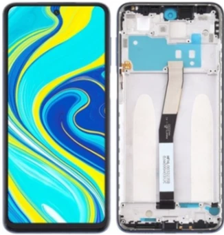 Xiaomi Redmi Note 9 Pro Uyumlu Çıtalı Lcd Ekran Dokunmatik Siyah