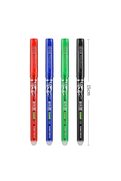 Evrak Yazımı için Silinebilir mavi tükenmez kalem 2 adet - 4