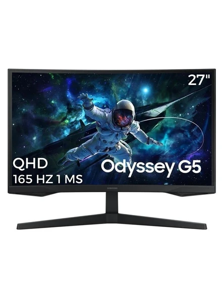 Samsung Odyssey G5 G55C LS27CG552EUXUF 27 1 ms 2K Curved 165 Hz Oyuncu Monitörü