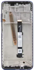 Xiaomi Poco X3 Nfc Uyumlu HK Çıtalı Lcd Ekran Dokunmatik Mavi