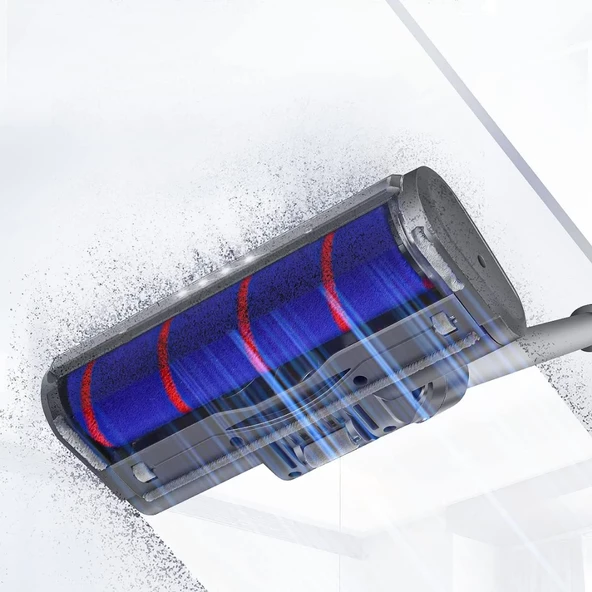 srfn ticaret Dyson V6 Hayvan/V6 Fluffy/DC58/DC59/DC61/DC62/DC74 LED'li Yumuşak Rulolu Zemin Fırçası - 5