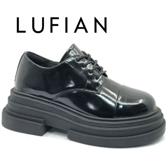 Lufian 122230009 Julıa Sneaker Unisex Deri Klasik Ayakkabı - Resim 2