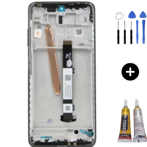 Xiaomi Poco X3 Nfc Uyumlu HK Çıtalı Lcd Ekran Dokunmatik Siyah + Montaj Seti