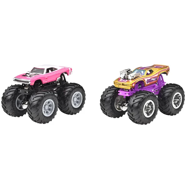 Hot Wheels Monster Trucks 1:64 Güçlü İkili Arabalar DODGE CHARGER - RODGER DODGER FYJ64-JCC79