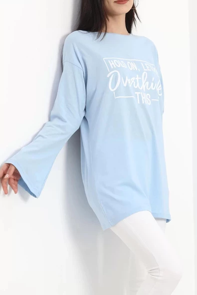 Baskılı Oversize Suprem Tunik Bebemavi - 20217.1567. - Resim 3