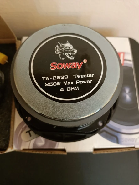 100 Rms 250 W Max 10 Cm Dome Tweeter Soway Tw-2533 - 2