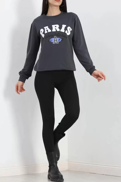 2 İplik Sweat Antrasit - 20086.1865. - 2