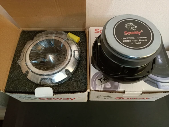 100 Rms 250 W Max 10 Cm Dome Tweeter Soway Tw-2533 - 4