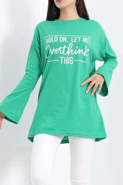 Baskılı Oversize Suprem Tunik Benetton  - 20217.1567. - Resim 6