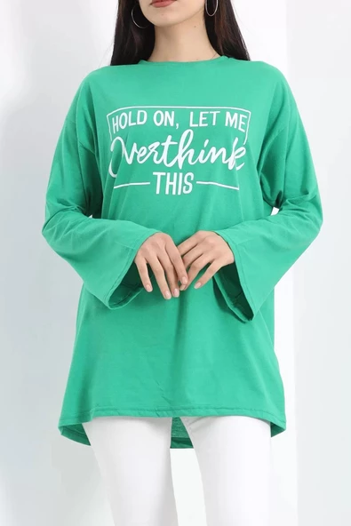 Baskılı Oversize Suprem Tunik Benetton  - 20217.1567. - Resim 4