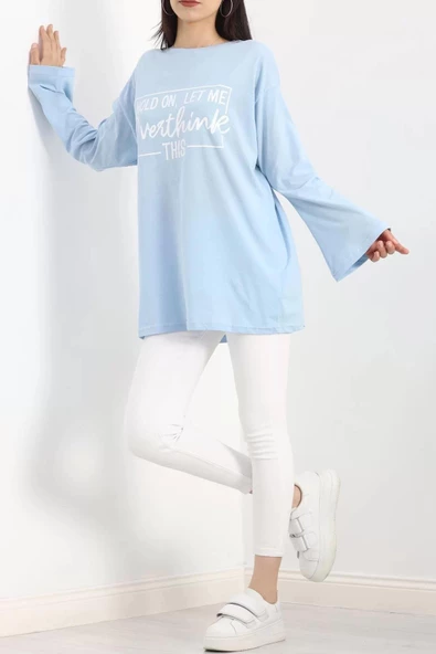 Baskılı Oversize Suprem Tunik Bebemavi - 20217.1567. - Resim 4
